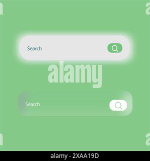Search icon button Stock Vector