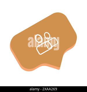 User icon button, profile button Stock Vector