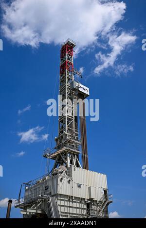 Krumvir, Czech Republic. 05th June, 2024. Drilling rig Bentec 350 of ...
