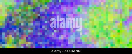 pixel mosaic tile. Colorful gradient background. Beautiful background for advertising and selling goods for children. Stock Photo