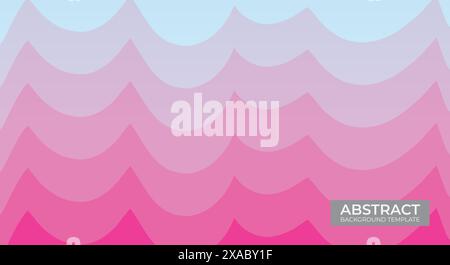 modern abstract gradient pink background template Stock Vector