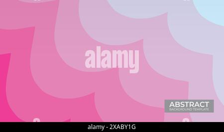 modern abstract gradient pink background template Stock Vector