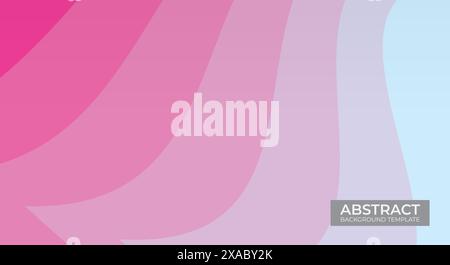 modern abstract gradient pink background template Stock Vector