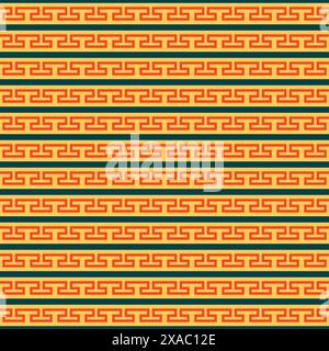 classic tile pattern, asian motif background. motif chhinese vector Stock Vector