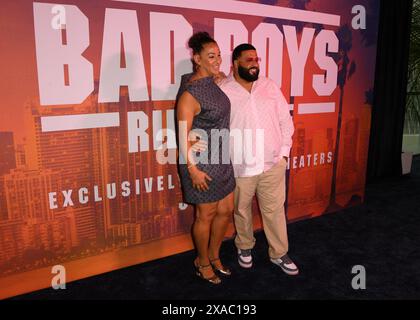 MIAMI, FLORIDA - JUNE 05: Nicole Tuck and DJ Khaled attend the 