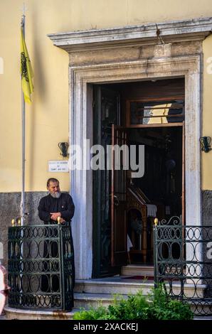 Scenes in the streets of Kerkyra, Corfu, Greece. October 2022 Stock Photo