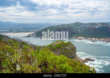 View of the Heads and Knysna River from Featherbed Nature Reserve, Knysna, Garden Route, Western Cape, South Africa, Africa Copyright: FrankxFell 844- Stock Photo