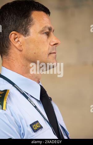 Deputy Police Inspector Brian Belling at the Police Headquarters in ...