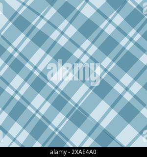 Blue checkered ornament. Vector editable background for website, packaging, design Stock Vector