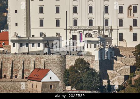 Castle in Bratislava, Slovakia Stock Photo