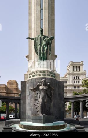 Monument to the Fallen Santa Cruz de Tenerife, Spain. 06-06-2024 Stock Photo