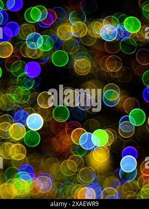 background soap bubbles on a black background Stock Photo