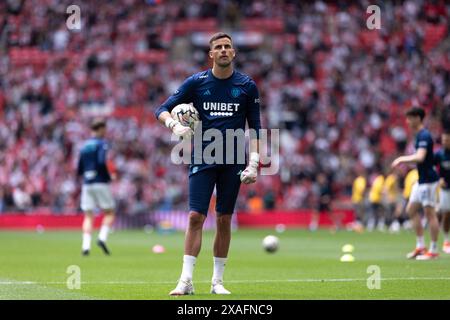 Karl Darlow (Leeds United) before the SkyBet Championship Playoff Final ...