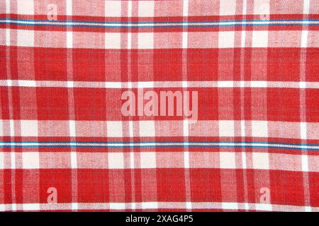 close up of the checkered and plane color background Stock Photo
