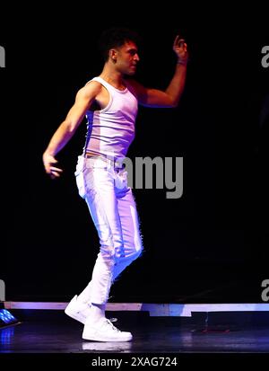 Gleb Savchenko’s fellow DWTS pros Emma Slater, Britt Stewart and Ezra Sosa Attend His Chippendales Performance at Rio, Las Vegas, NV Featuring: Ezra Sosa Where: Las Vegas, Nevada, United States When: 05 May 2024 Credit: Judy Eddy/WENN Stock Photo