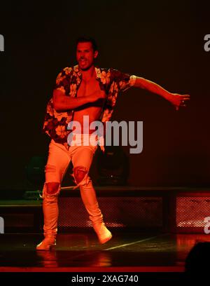 Gleb Savchenko’s fellow DWTS pros Emma Slater, Britt Stewart and Ezra Sosa Attend His Chippendales Performance at Rio, Las Vegas, NV Featuring: Gleb Savchenko Where: Las Vegas, Nevada, United States When: 05 May 2024 Credit: Judy Eddy/WENN Stock Photo