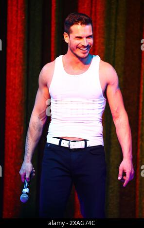 Gleb Savchenko’s fellow DWTS pros Emma Slater, Britt Stewart and Ezra Sosa Attend His Chippendales Performance at Rio, Las Vegas, NV Featuring: Gleb Savchenko Where: Las Vegas, Nevada, United States When: 05 May 2024 Credit: Judy Eddy/WENN Stock Photo