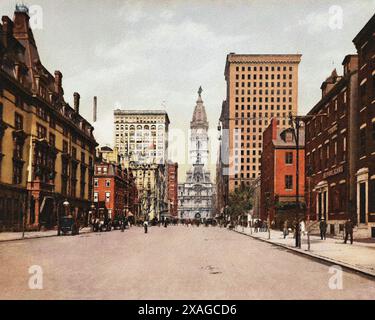 South Broad Street, Philadelphia, Pennsylvania  1900. Stock Photo