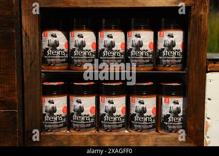 A Manuka honey shop in Auckland, New Zealand. Stock Photo