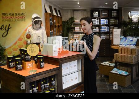 A Manuka honey shop in Auckland, New Zealand. Stock Photo