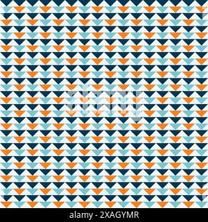 Abstract geometric triangle seamless pattern Stock Vector