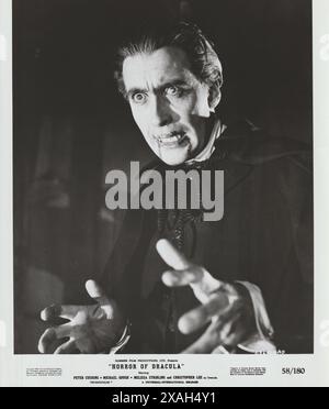 Horror of Dracula (Warner Brothers, 1958). Christopher Lee Stock Photo