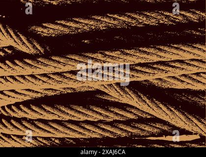 Grunge Rope Abstract Background. Grunge Vector Design. Abstract Background Stock Vector
