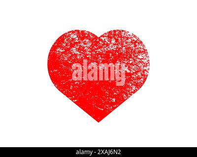Love Grunge vector suitable for all design. heart grunge background Stock Vector