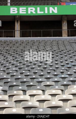 Berlin, Germany. 7 june 2024. Photo Open Media Day in Olympiastadion Berlin. Uefa Euro 2024 Germany. Stock Photo