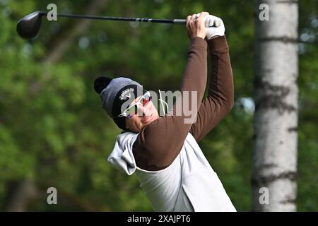 Picture taken 2024-06-06 FILE HELSINGBORG, Sweden. , . South Africa's Dylan Frittelli in action during the first day of the Scandinavian Mixed, DP World Tour Championship golf tournament, at Vasatorps Golf Club outside Helsingborg, Sweden, on June 06, 2024. Photo: Jonas Ekströmer/TT/Code 10030 Credit: TT News Agency/Alamy Live News Stock Photo