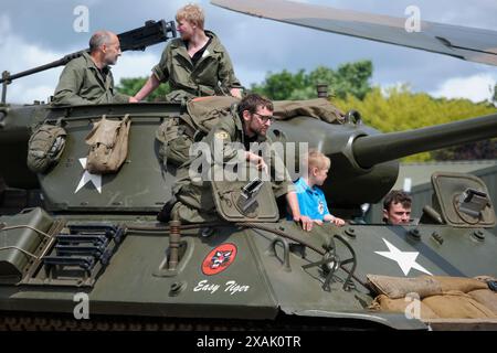 The M36 tank destroyer, formally 90 mm Gun Motor Carriage, M36, was an American tank destroyer used during World War II Stock Photo