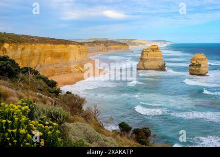 Castle Rock as seen from Gibson Beach at the Twelve Apostles Marine ...