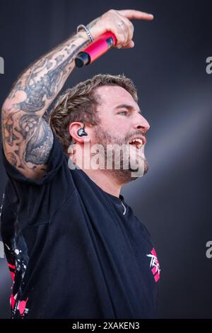 Nuremberg, Germany. 07th June, 2024. Nico Sallach from the German band ...