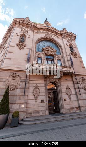 Belgrade, Serbia - 8 FEB 2024: Belgrade Waterfront is an urban renewal development project headed by the Government of Serbia aimed at improving Belgr Stock Photo