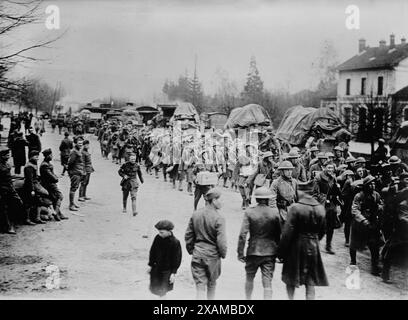 U.S. troops in France, between c1915 and c1920. Stock Photo