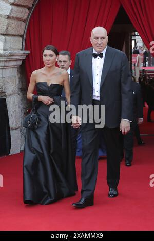 Verona, Italia. 07th June, 2024. Foto Paola Garbuio/LaPresse 07 Giugno 2024, 2024 Verona Arena di Verona La Grande Opera Italiana Patrimonio dell'umanit&#xe0;' Nella foto: Guido Crosetto Credit: LaPresse/Alamy Live News Stock Photo