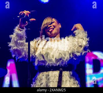 gabrielle Preforming at the  at the In It Together Festival, Margam, Port Talbot Stock Photo