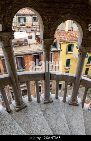 Palazzo Contarini del Bovolo, San Marco, Venice Stock Photo