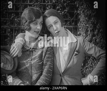 British Artists Norah Blaney and Gwen Farrah Posing for the Camera