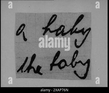 Lindbergh Kidnapping Note Stock Photo - Alamy