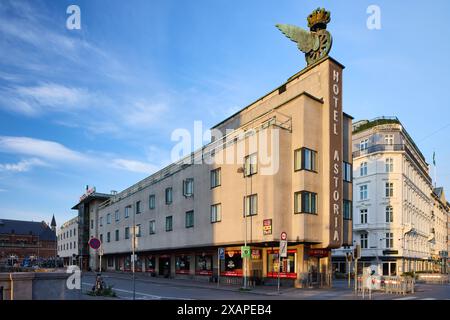 Hotel Astoria, designed by Ole Falkentorp, 1935; Copenhagen, Denmark Stock Photo