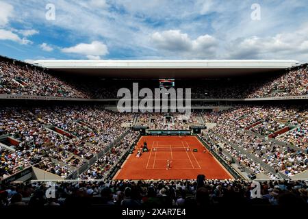 Roland Garros, 08 Jun 2024: The Womens Single Final between Iga Swiatek (POL) and Jasmine Paolini (ITA) during the 2024 French Open. corleve/Mark Peterson Stock Photo