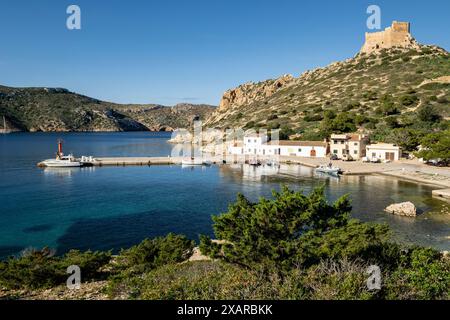 Parque nacional marítimo-terrestre del Archipiélago de Cabrera, Mallorca, Balearic Islands, Spain. Stock Photo