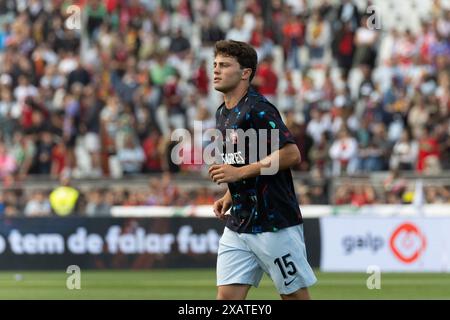 June 08, 2024. Lisbon, Portugal. Portugal's and Benfica midfielder Joao Neves (15) in action during the International Friendly game, Portugal vs Croatia Credit: Alexandre de Sousa/Alamy Live News Stock Photo