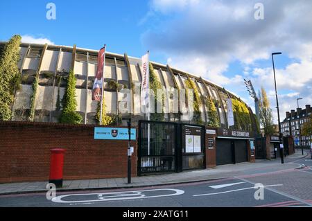 The Kennington Oval cricket stadium in Lambeth.  The Kia Oval is a major cricket stadium in south London and home to Surrey County Cricket Club. UK Stock Photo