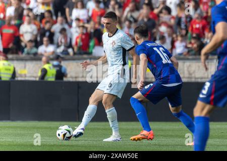 June 08, 2024. Lisbon, Portugal. Portugal's and Fulham midfielder Joao Palhinha (6) in action during the International Friendly game, Portugal vs Croatia © Alexandre de Sousa/Alamy Live News Stock Photo