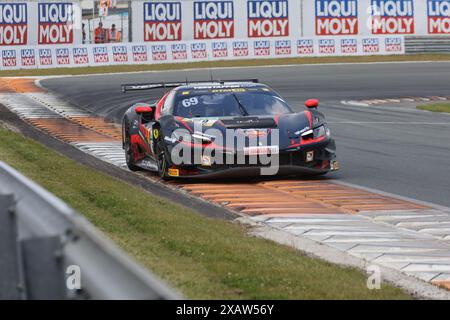 Thierry Vermeulen (NDL), #69, Ferrari 296 GT3, Team: Emil Frey Racing (CHE),   Motorsport, DTM 2024, Rennen 5, Samstag, Circuit Zandvoort, Zandvoort, Niederlande, 08.06.2024  Foto: Eibner-Pressefoto/Juergen Augst Stock Photo