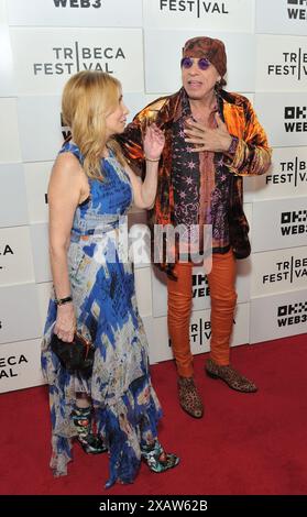 New York, USA. 08th June, 2024. L-R: Maureen Van Zandt and Steven Van Zandt attend the world premiere of Stevie Van Zandt: Disciple at BMCC at the Tribeca Festival in New York, NY on June 8, 2024. (Photo by Stephen Smith/SIPA USA) Credit: Sipa USA/Alamy Live News Stock Photo