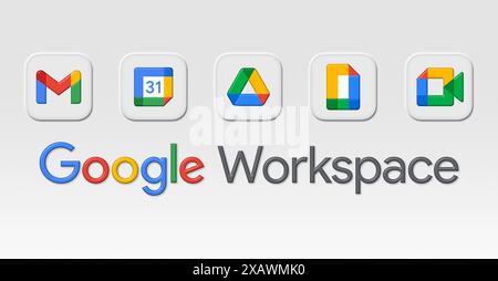 Google Workspace application Stock Photo