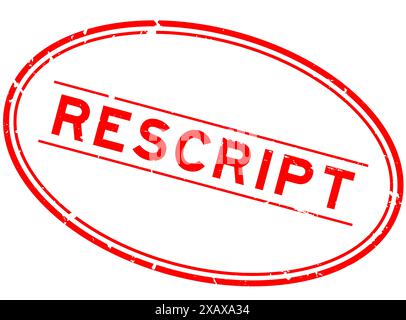 Grunge red renew word oval rubber seal stamp on white background Stock ...